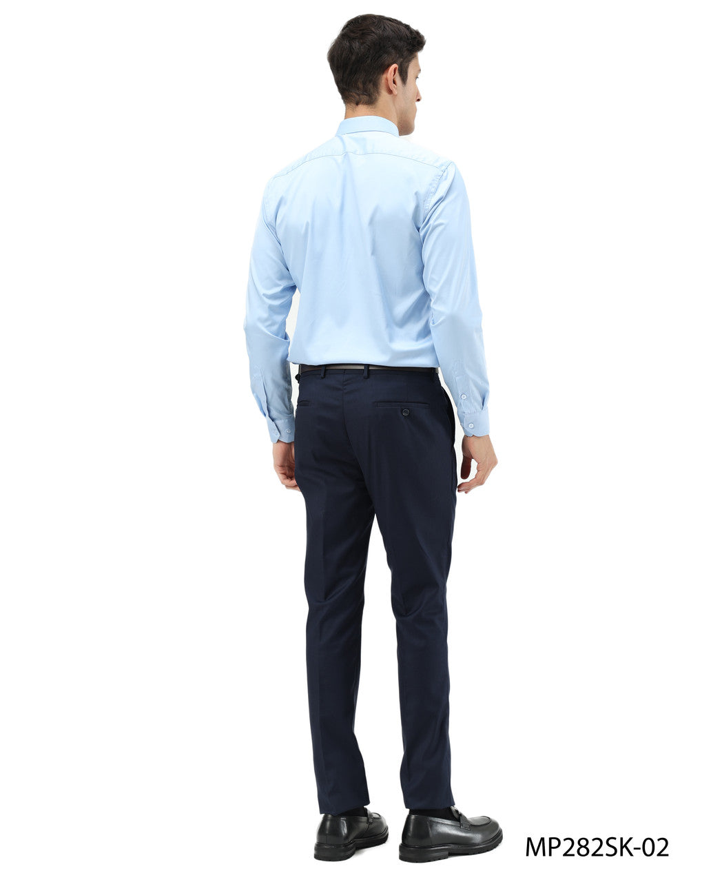 Premium Navy Skinny Fit Open Bottom Sean Alexander Men's Pants