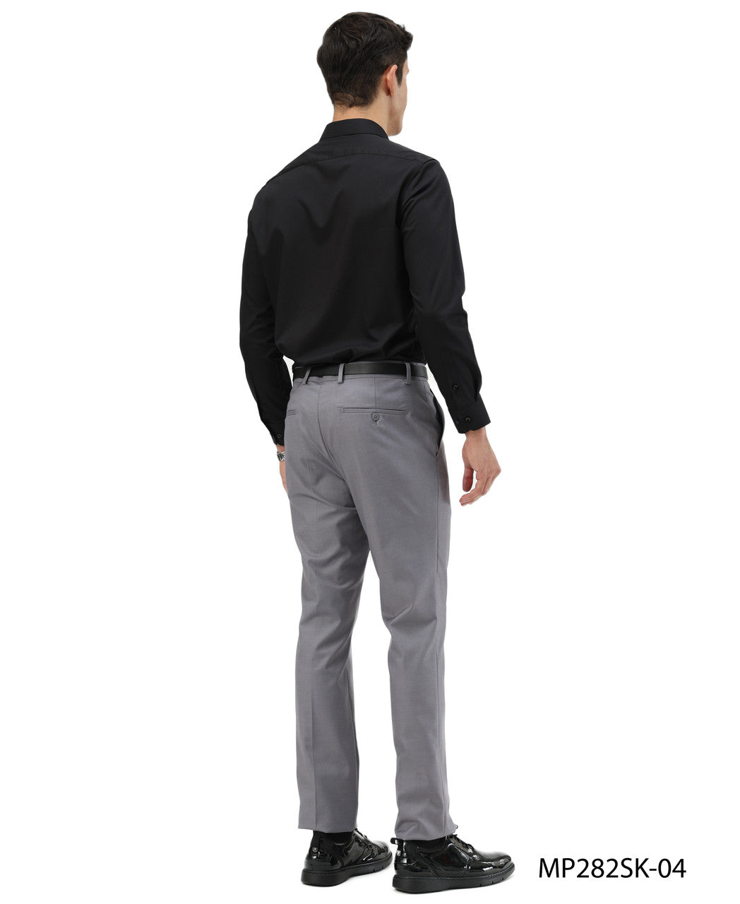 Premium Grey Skinny Fit Open Bottom Sean Alexander Men's Pants