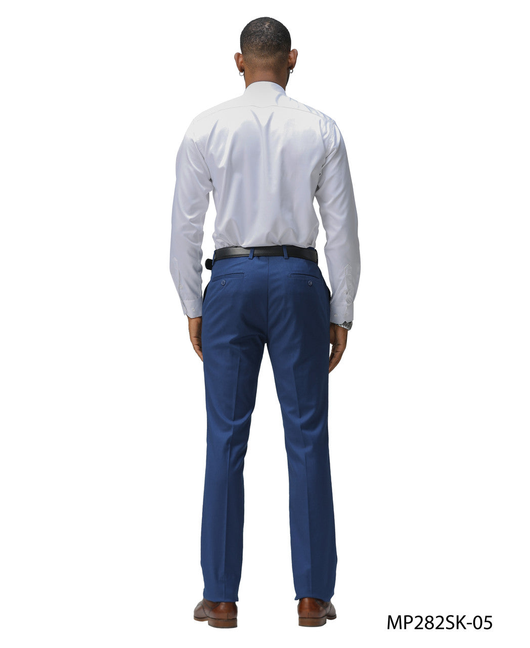Premium Indigo Blue Skinny Fit Open Bottom Sean Alexander Men's Pants