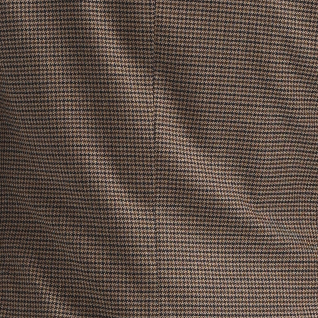 Brown Micro-Houndstooth 3 Piece Notch Lapel Stacy Adams Men's Hybrid Suit