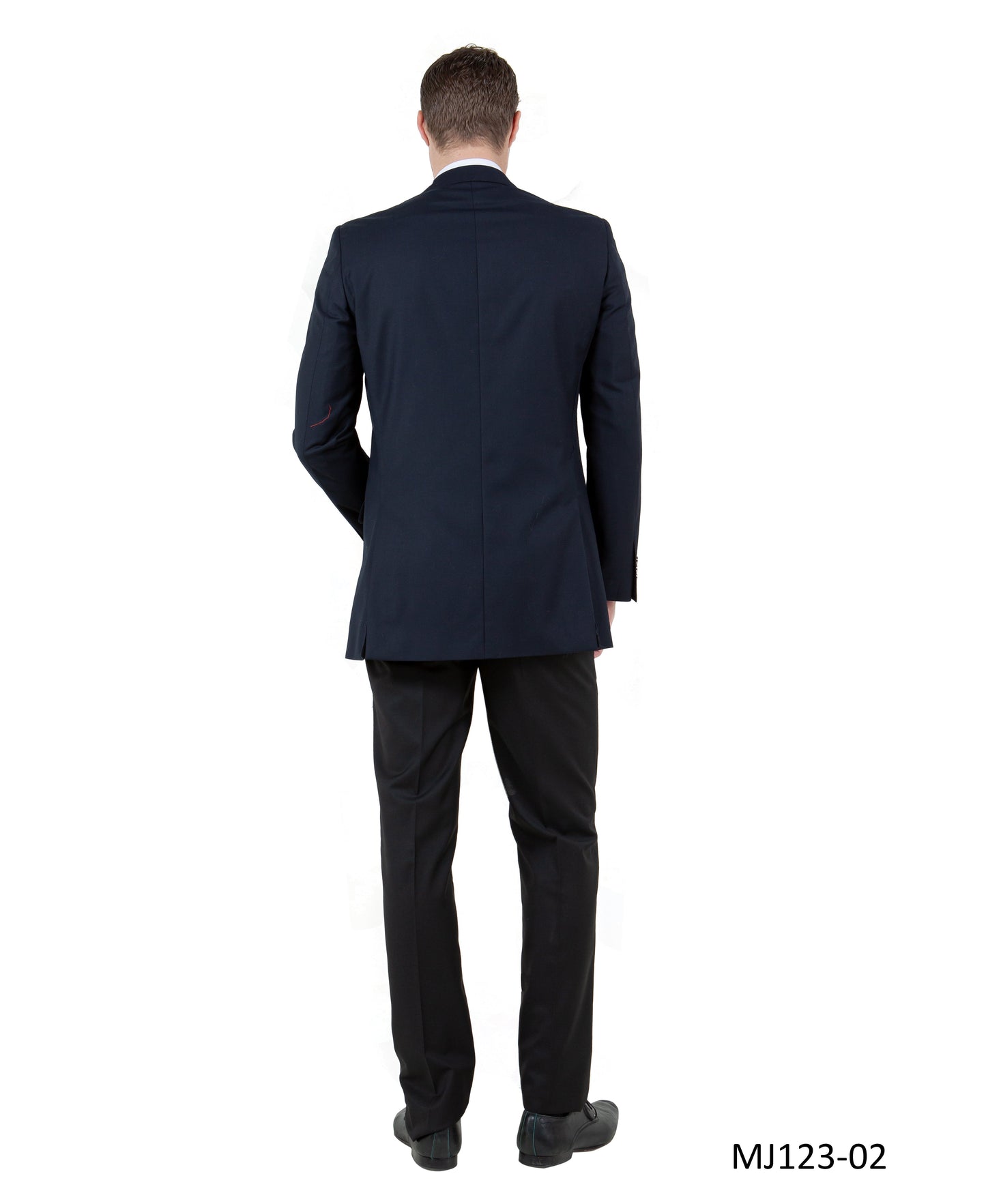 Navy Notch Lapel Modern Fit Tazzio Men's Jacket