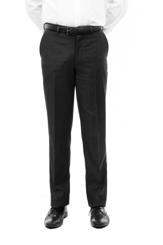 Solid Black Slim Fit Tazzio Men's Pants