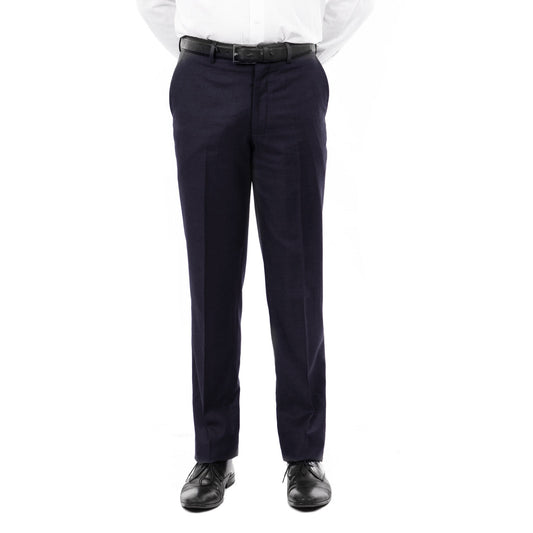 Solid Navy Slim Fit Tazzio Men's Pants