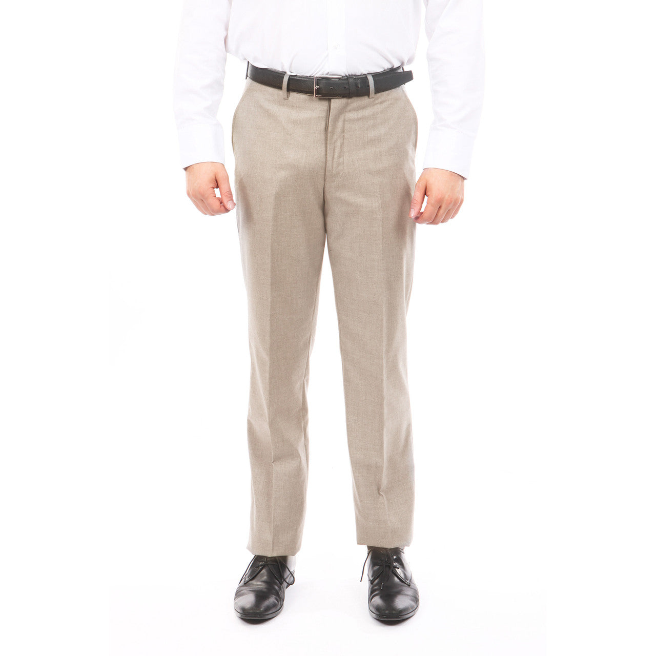 Solid Tan Slim Fit Tazzio Men's Pants