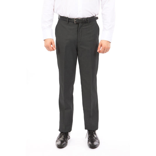 Solid Grey Slim Fit Tazzio Men's Pants