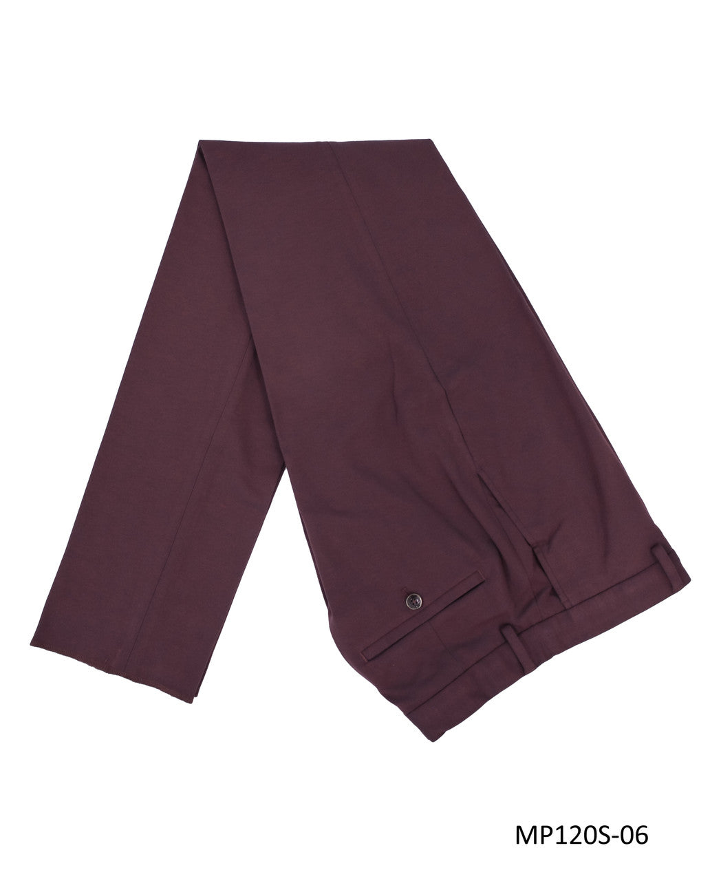 Premium Burgundy Slim Fit Z Flex Trousers 4 Way Stretch Open Bottom Zegarie Men's Pants