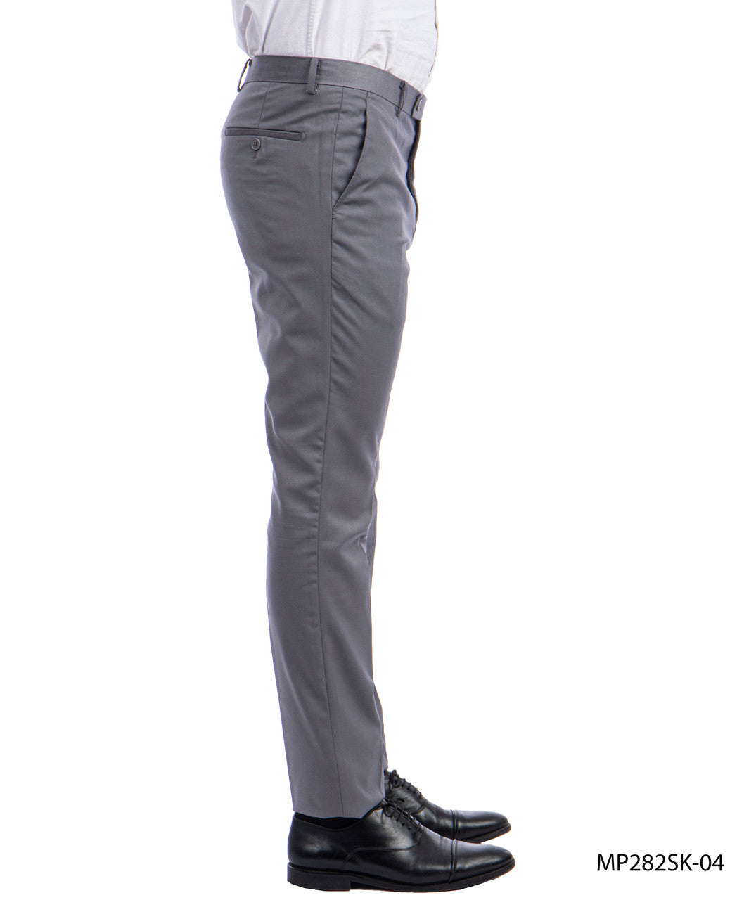 Premium Grey Skinny Fit Open Bottom Sean Alexander Men's Pants