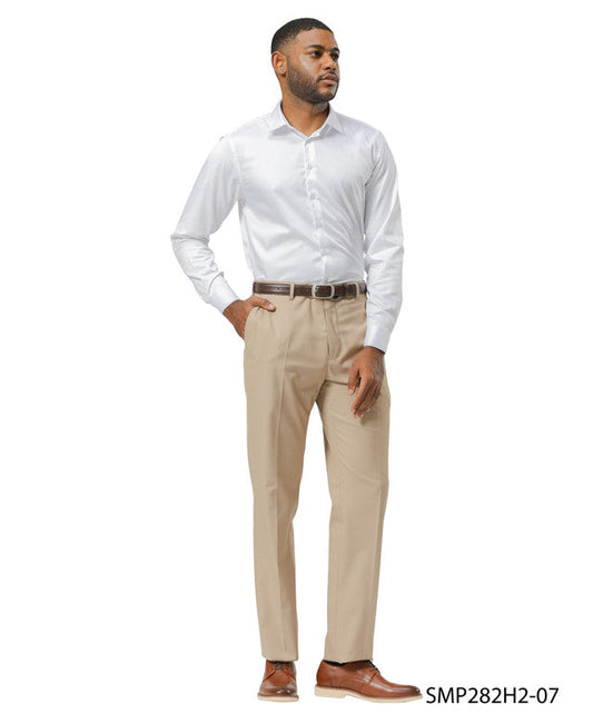 Premium Tan Hybrid Fit Open Bottom Stacy Adams Men's Pants